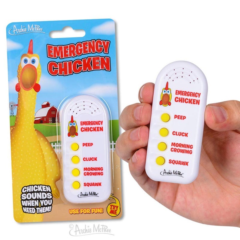 Archie McPhee Emergency Chicken Electronic Sound Maker